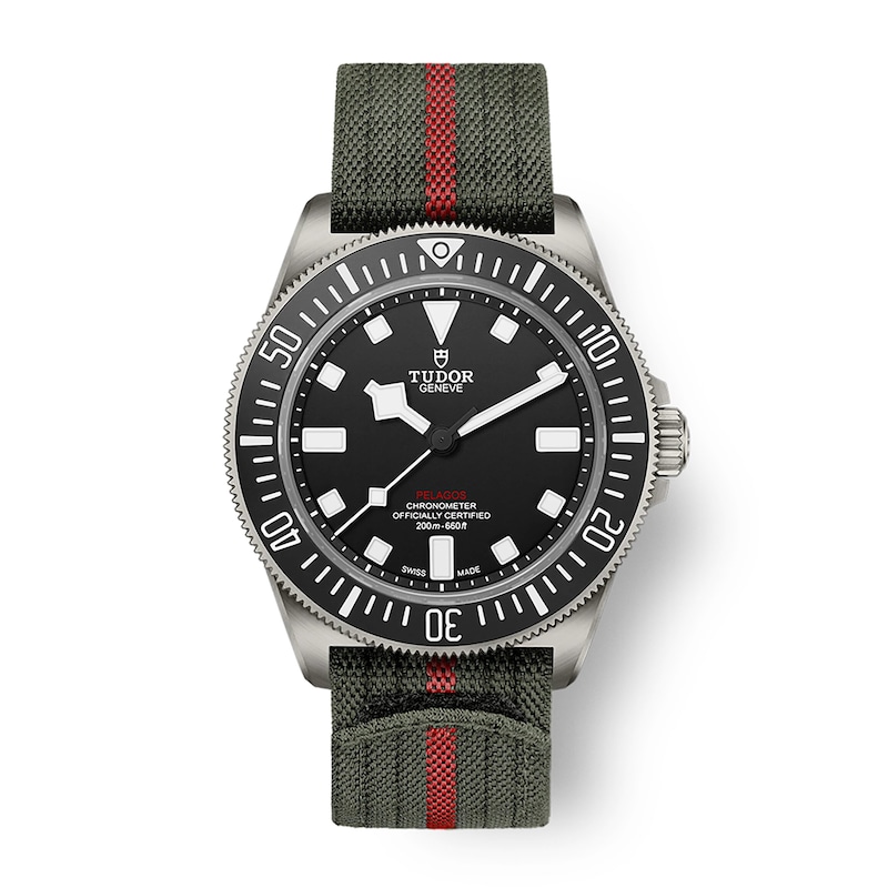 Tudor Pelagos FXD 42mm Black Dial & Fabric Strap Watch