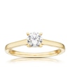 Thumbnail Image 0 of 18ct Yellow Gold 0.50ct Diamond Round Cut Solitaire Ring