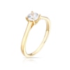 Thumbnail Image 1 of 18ct Yellow Gold 0.50ct Diamond Round Cut Solitaire Ring