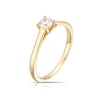 Thumbnail Image 1 of 18ct Yellow Gold 0.25ct Diamond Round Solitaire Ring
