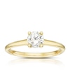 Thumbnail Image 0 of 14ct Yellow Gold 0.50ct Diamond Round Cut Solitaire Ring