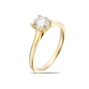 Thumbnail Image 1 of 14ct Yellow Gold 0.66ct Diamond Round Cut Solitaire Ring