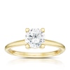 Thumbnail Image 0 of 14ct Yellow Gold 1ct Diamond Round Cut Solitaire Ring