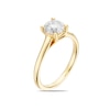 Thumbnail Image 2 of Engagement Ring 14ct Yellow Gold Round Cut Solitaire 1ct Diamond Ring