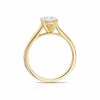 Thumbnail Image 3 of Engagement Ring 14ct Yellow Gold Round Cut Solitaire 1ct Diamond Ring