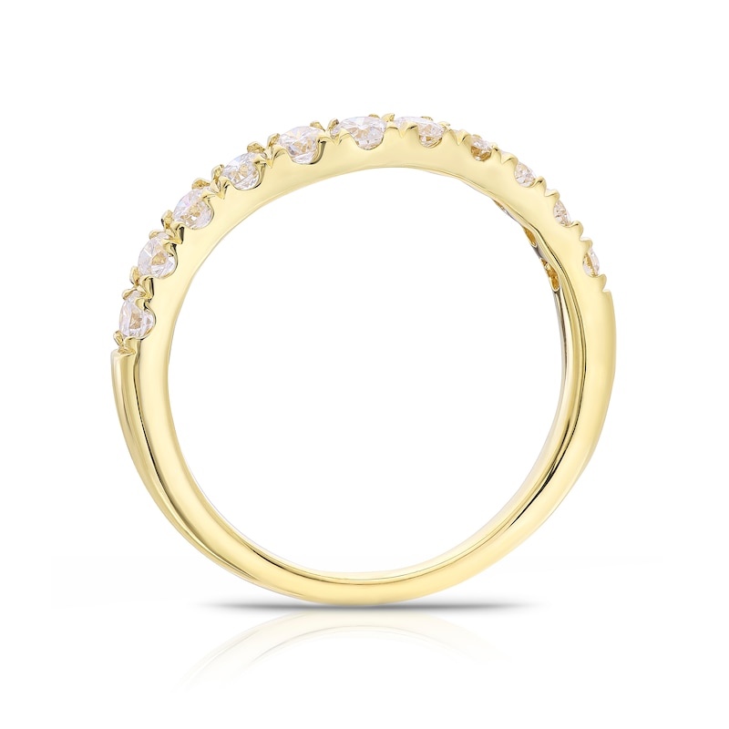 Origin 18ct Yellow Gold 0.50ct Diamond Shaped Eternity Ring