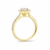 Thumbnail Image 2 of Origin 18ct Yellow Gold 1ct Total Diamond Round Cut Halo Ring