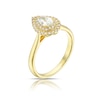 Thumbnail Image 1 of Origin 18ct Yellow Gold 0.50ct Diamond Pear Shaped Halo Ring