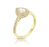 Thumbnail Image 1 of Origin 18ct Yellow Gold 0.75ct Diamond Pear Shaped Halo Ring