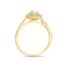 Thumbnail Image 2 of Origin 18ct Yellow Gold 0.75ct Diamond Pear Shaped Halo Ring