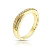 Thumbnail Image 1 of Origin 18ct Yellow Gold 0.33ct Diamond Crossover Eternity Ring