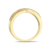 Thumbnail Image 2 of Origin 18ct Yellow Gold 0.33ct Diamond Crossover Eternity Ring