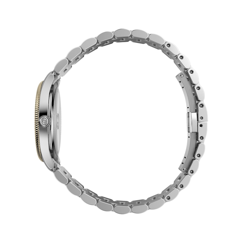 Gucci G-Timeless collection Diamond & Stainless Steel Bracelet Watch