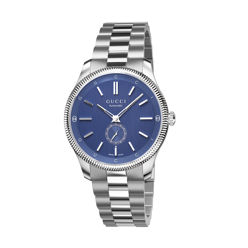 Gucci G-Timeless collection Blue Dial & Stainless Steel Bracelet Watch
