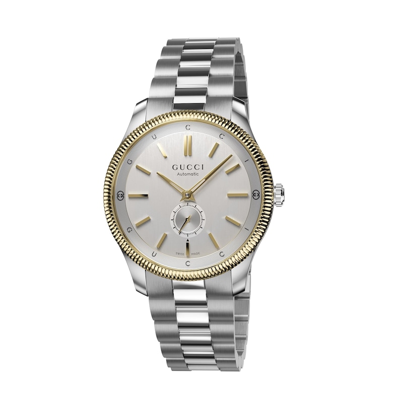 Gucci G-Timeless collection Gold-Tone & Stainless Steel Bracelet Watch