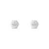 Thumbnail Image 0 of Gucci Trademark Sterling Silver Hexagon Stud Earrings