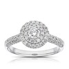 Thumbnail Image 0 of 18ct White Gold 0.75ct Diamond Round Cut Double Halo Ring