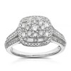 Thumbnail Image 0 of 9ct White Gold 0.75ct Diamond Round Cut Cluster Ring