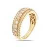 Thumbnail Image 1 of 18ct Yellow Gold 1ct Diamond Triple Row Eternity Ring