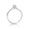 Thumbnail Image 2 of 9ct White Gold 0.25ct Diamond Solitaire Ring