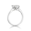 Thumbnail Image 3 of Engagement Ring 14ct White Gold 0.33ct Diamond Princess Shape Cluster Ring