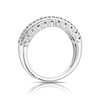 Thumbnail Image 2 of 18ct White Gold 1ct Diamond Three Row Eternity Ring