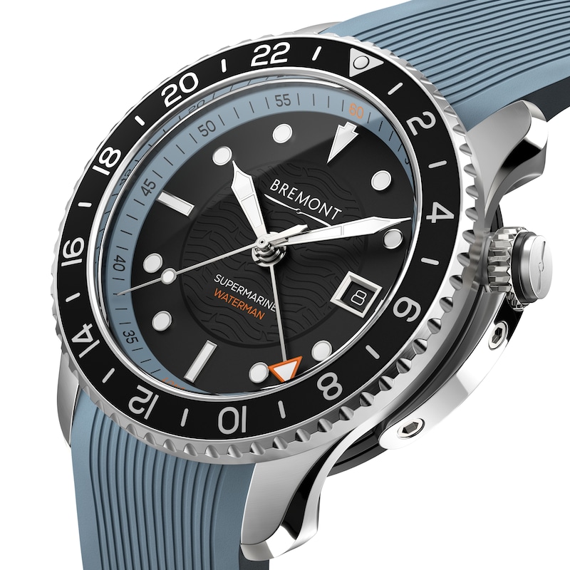 Bremont Waterman Apex II Blue Rubber Strap Limited Edition Watch