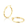 Thumbnail Image 1 of 9ct Yellow Gold 20mm Twist Creole Hoop Earrings