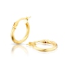 Thumbnail Image 0 of 9ct Yellow Gold 10mm Twist Creole Hoop Earrings