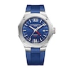 Thumbnail Image 0 of Baume & Mercier Riviera Men's Patterned Dial Blue Rubber Strap Watch