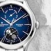 Thumbnail Image 2 of Baume & Mercier Clifton Men's Blue Dial Stainless Steel Bracelet Watch