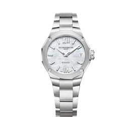 Baume & Mercier Riviera Ladies' Grey Dial Stainless Steel Bracelet Watch