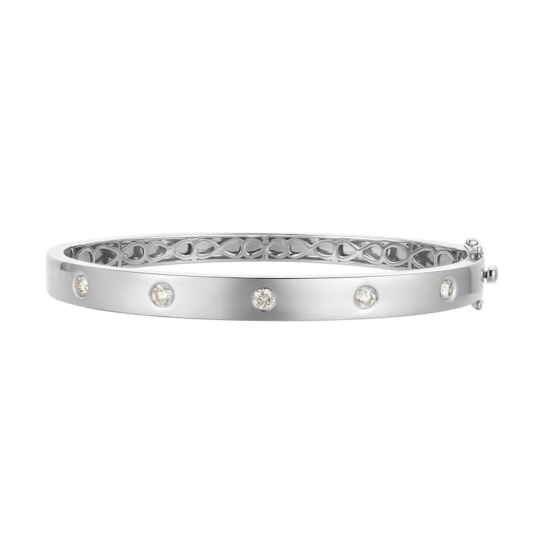 Le Vian 14ct White Gold & 0.45ct Diamond Bangle