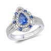 Thumbnail Image 0 of Le Vian Couture Platinum Blueberry Ceylon Sapphire & 0.45ct Diamond Pear Shape Ring