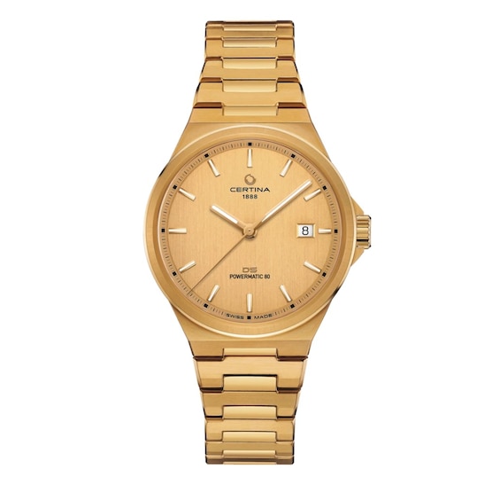 Certina DS-7 Gold-Tone Dial & Bracelet Watch