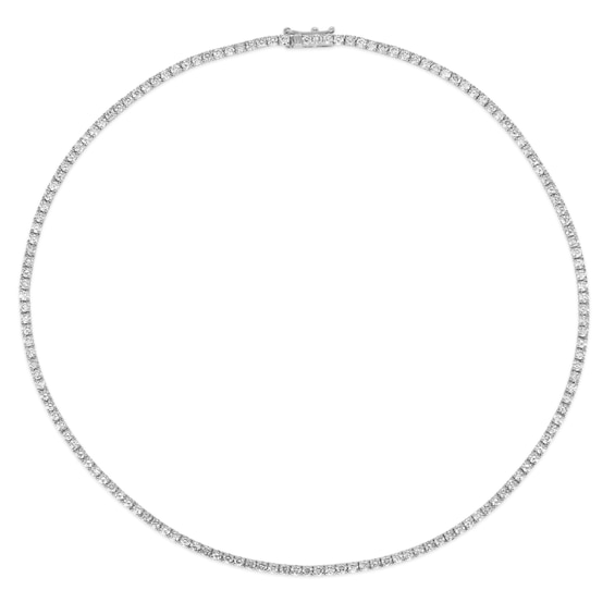 Le Vian 14ct White Gold & 5.25ct Diamond Tennis Necklace
