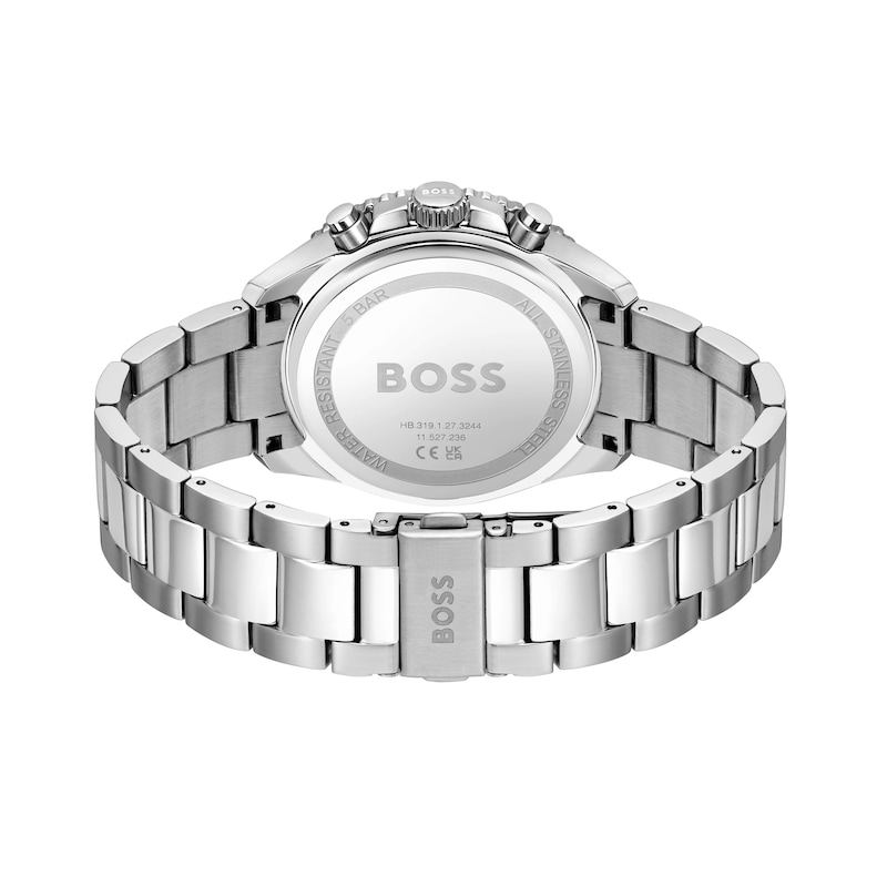 BOSS Runner Men's Blue Dial Stainless Steel Bracelet Watch