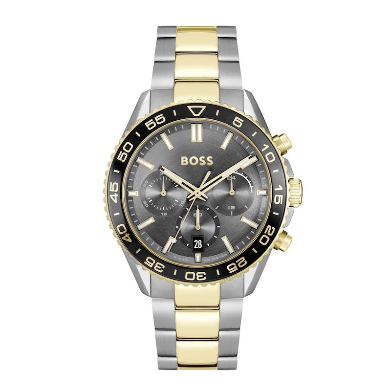 Main Image 1 of BOSS Runner Men's Grey Dial & Two Tone Bracelet Watch