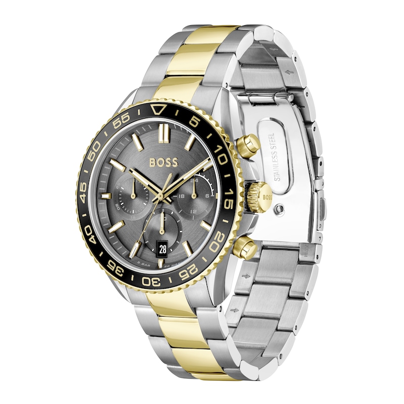 Main Image 2 of BOSS Runner Men's Grey Dial & Two Tone Bracelet Watch