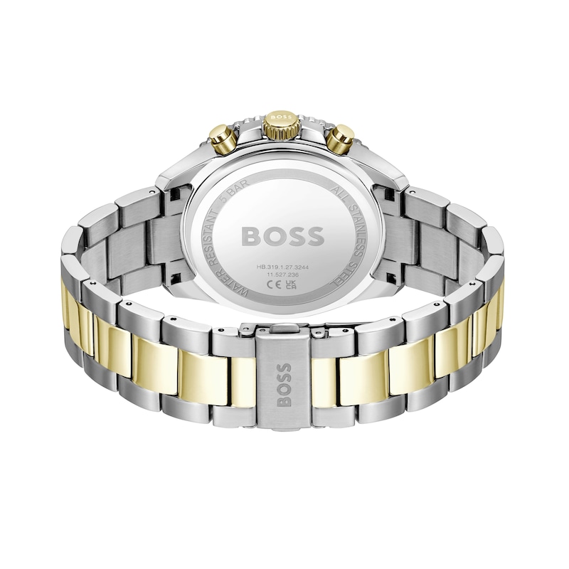 BOSS Runner Men's Grey Dial & Two-Tone Bracelet Watch