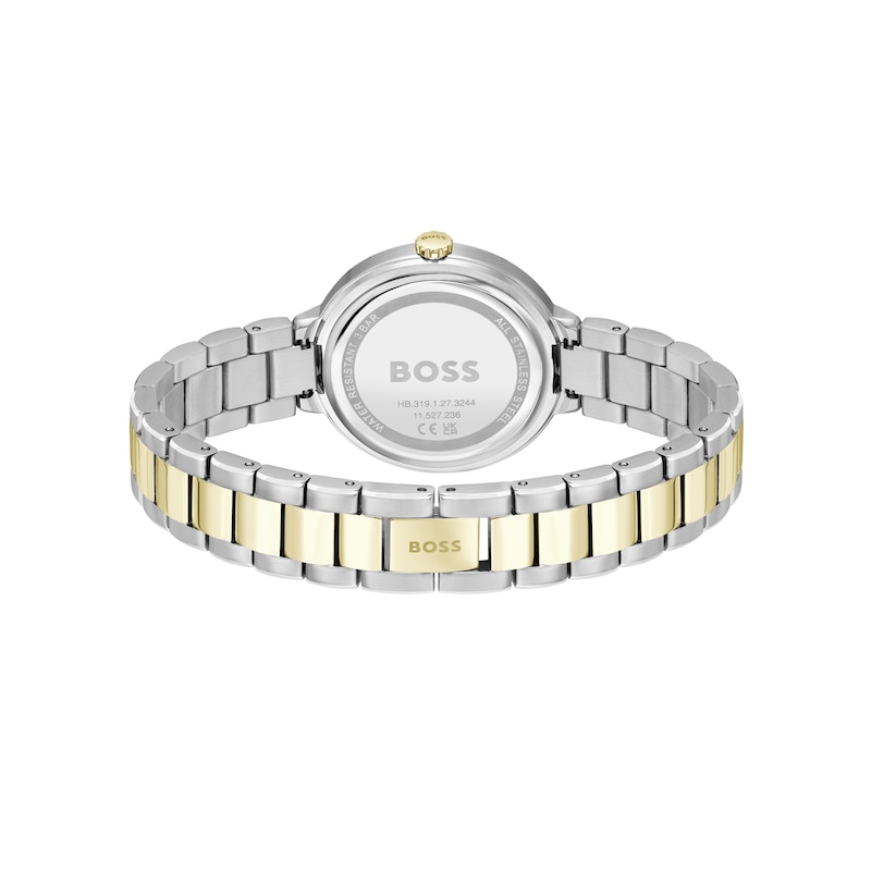 Main Image 3 of BOSS Sena Ladies' Silver Dial & Two Tone IP Bracelet Watch