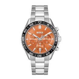 BOSS Runner Men's Chronograph Stainless Steel Bracelet Watch