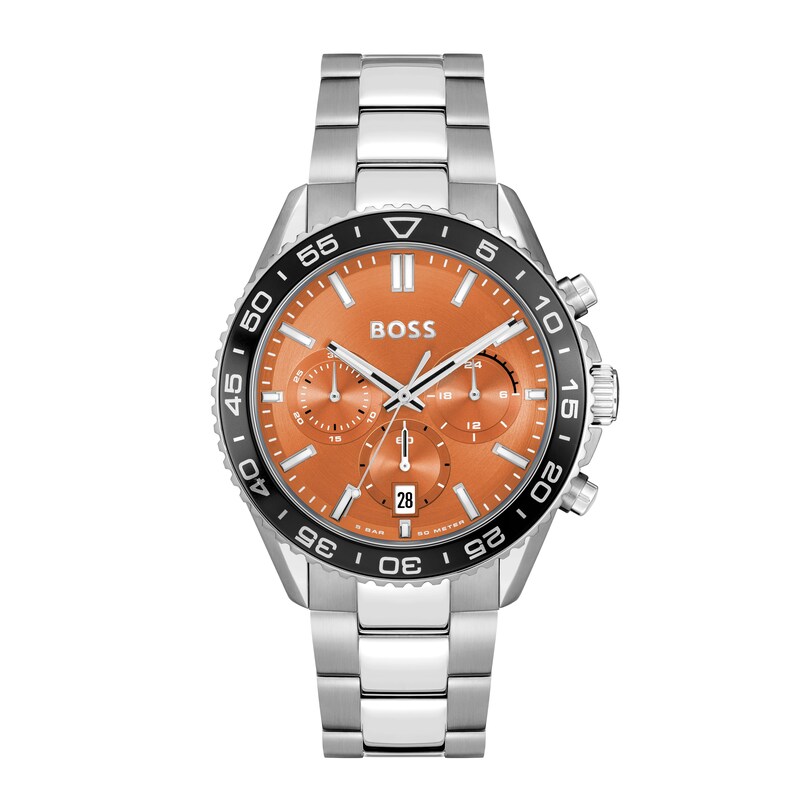 BOSS Runner Men's Chronograph Stainless Steel Bracelet Watch