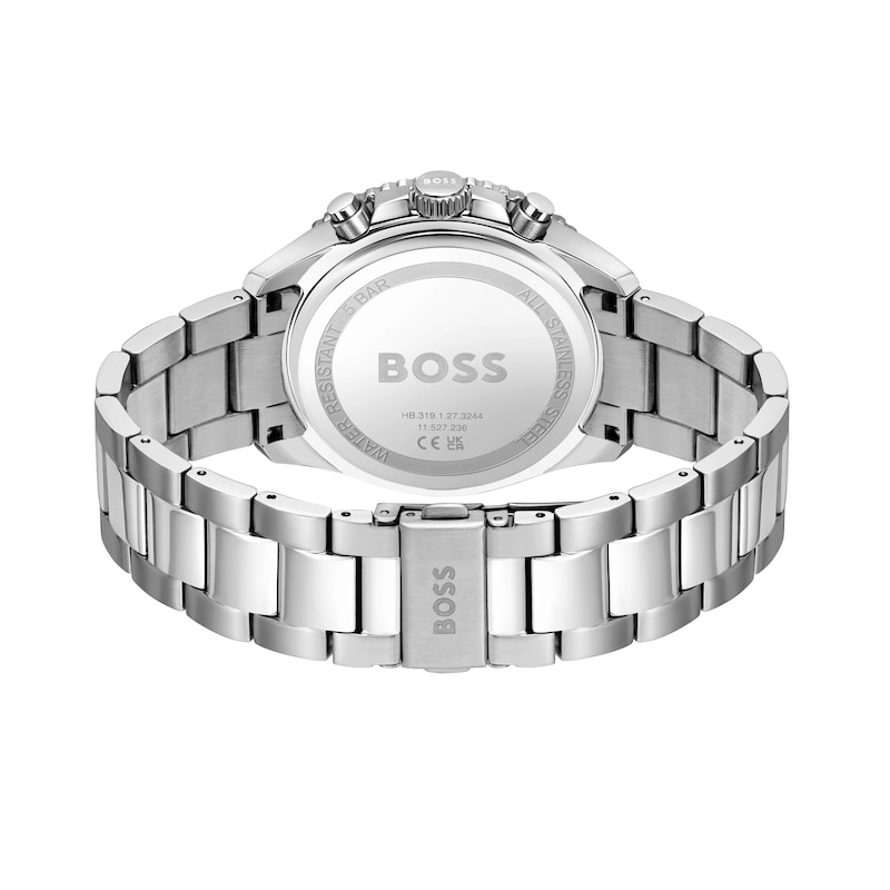 BOSS Runner Men's Chronograph Stainless Steel Bracelet Watch