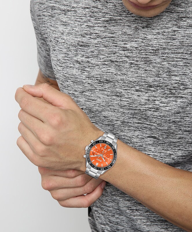Main Image 4 of BOSS Runner Men's Chronograph Stainless Steel Bracelet Watch