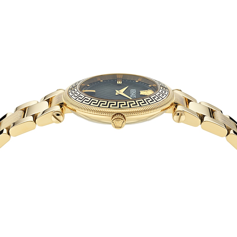 Versace Reve Ladies' Gold-Tone Stainless Steel Bracelet Watch