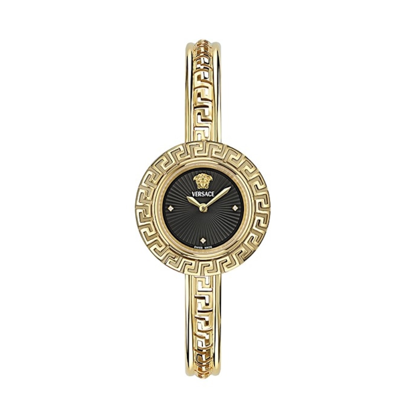 Versace La Greca Ladies' Gold-Tone Stainless Steel Bracelet Watch