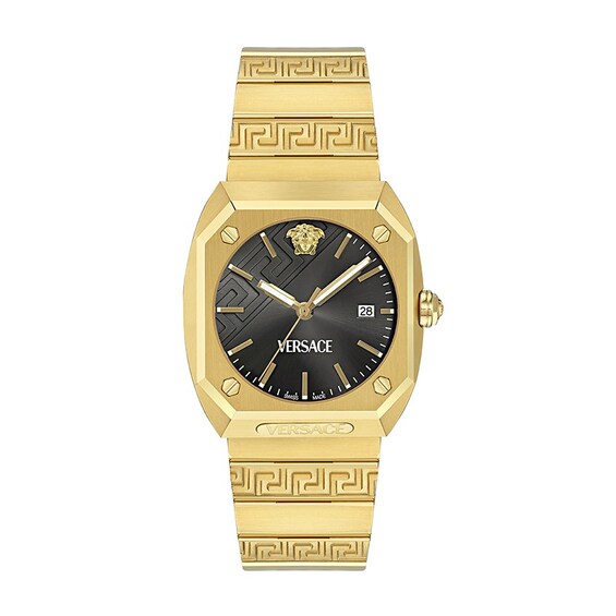 Men's Versace Antares Gold Tone Bracelet Watch