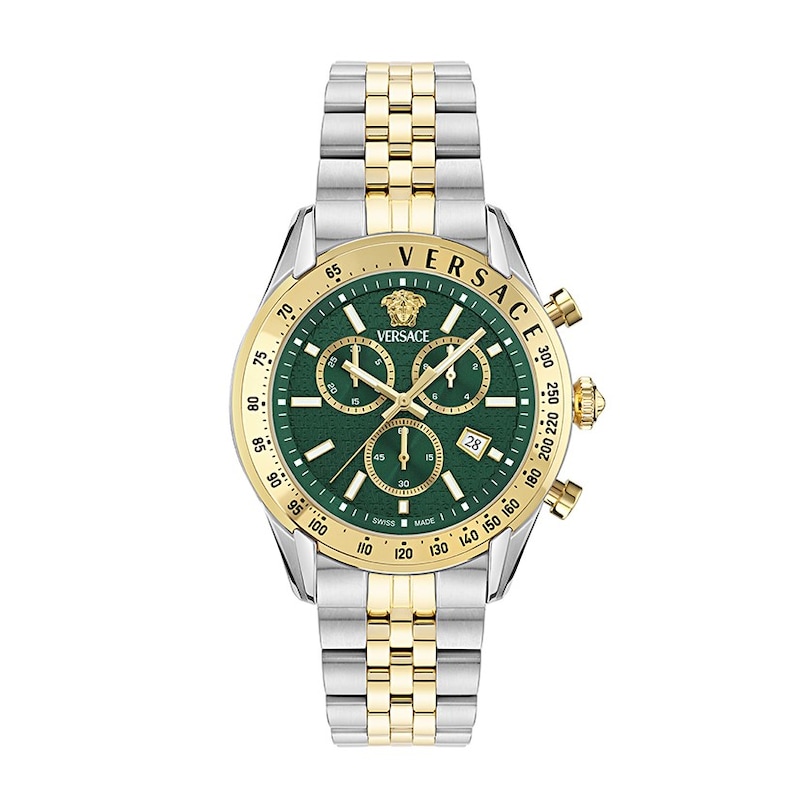 Versace Chrono Master Men's Two-Tone Bracelet Watch