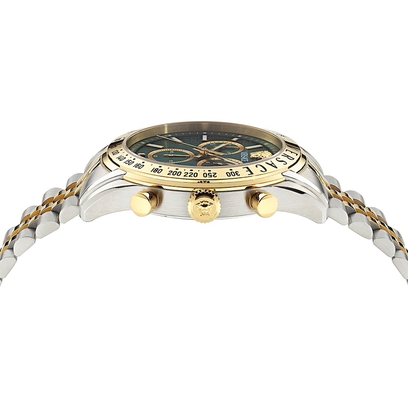 Versace Chrono Master Men's Two-Tone Bracelet Watch